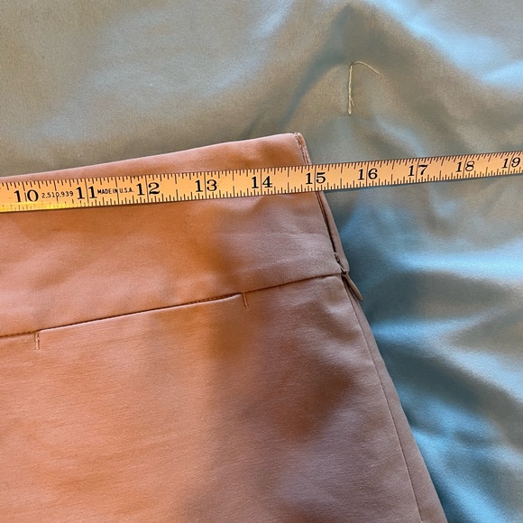Ann Taylor Loft Short Khaki Skirt Size 4 - Picture 10 of 10